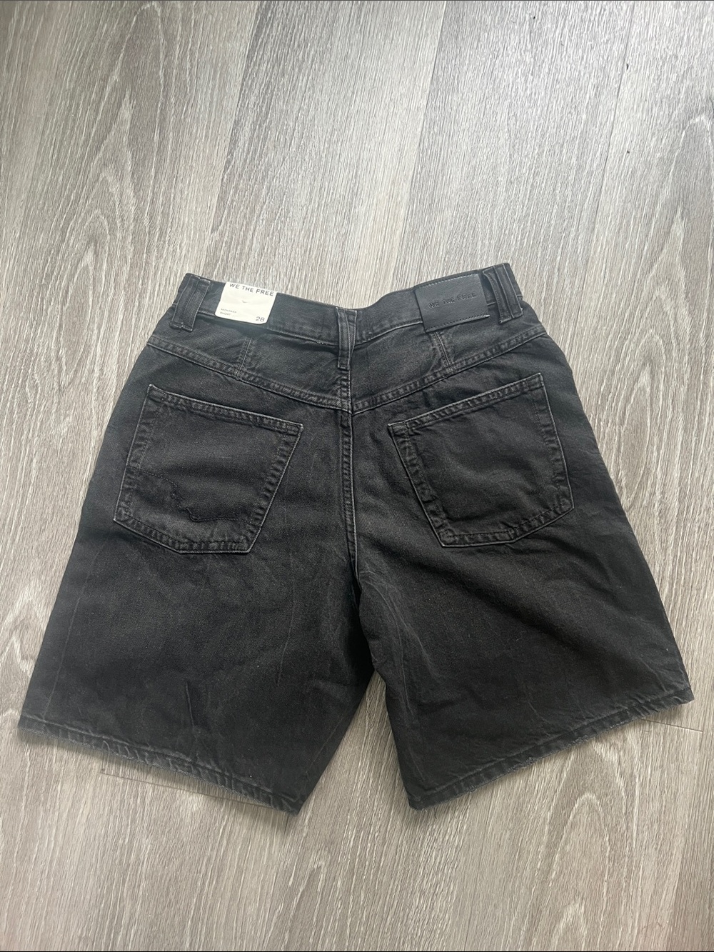 Free People Black Montana Jort Shorts - Picture 6 of 6